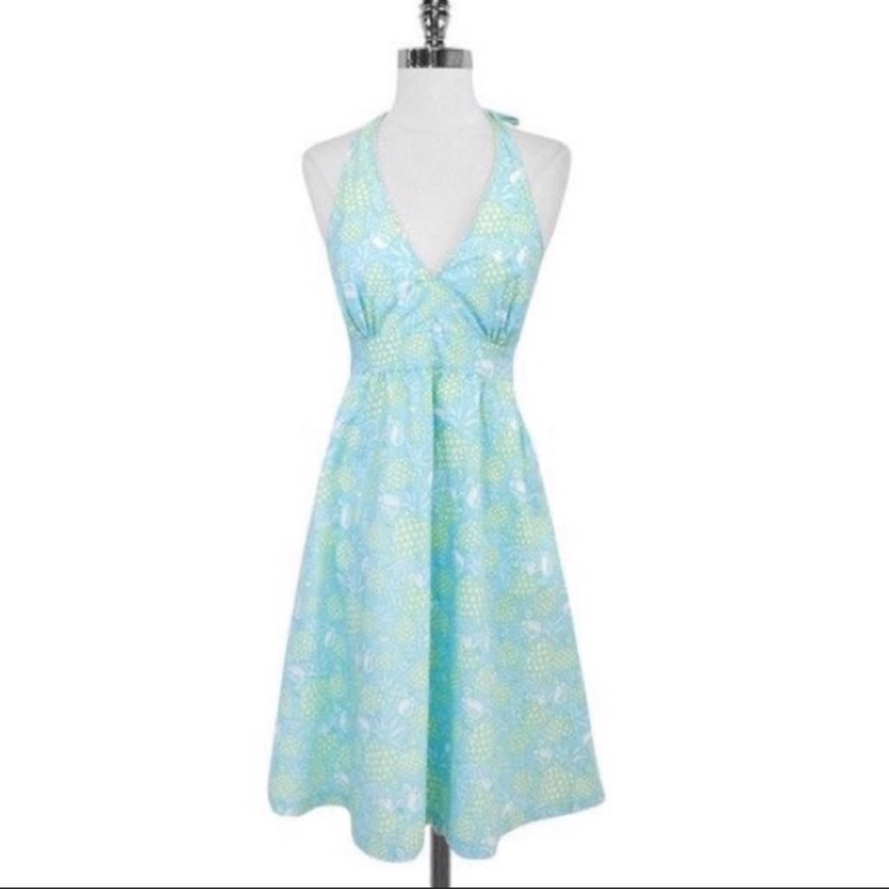 5/$25 VINEYARD VINES Lizzie halter pineapple dress